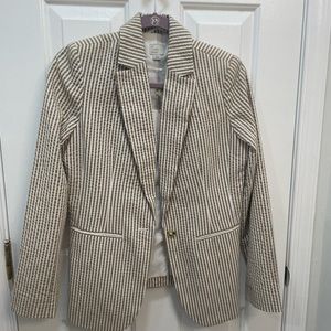 A New Day striped blazer. Size 6. New with tags.
